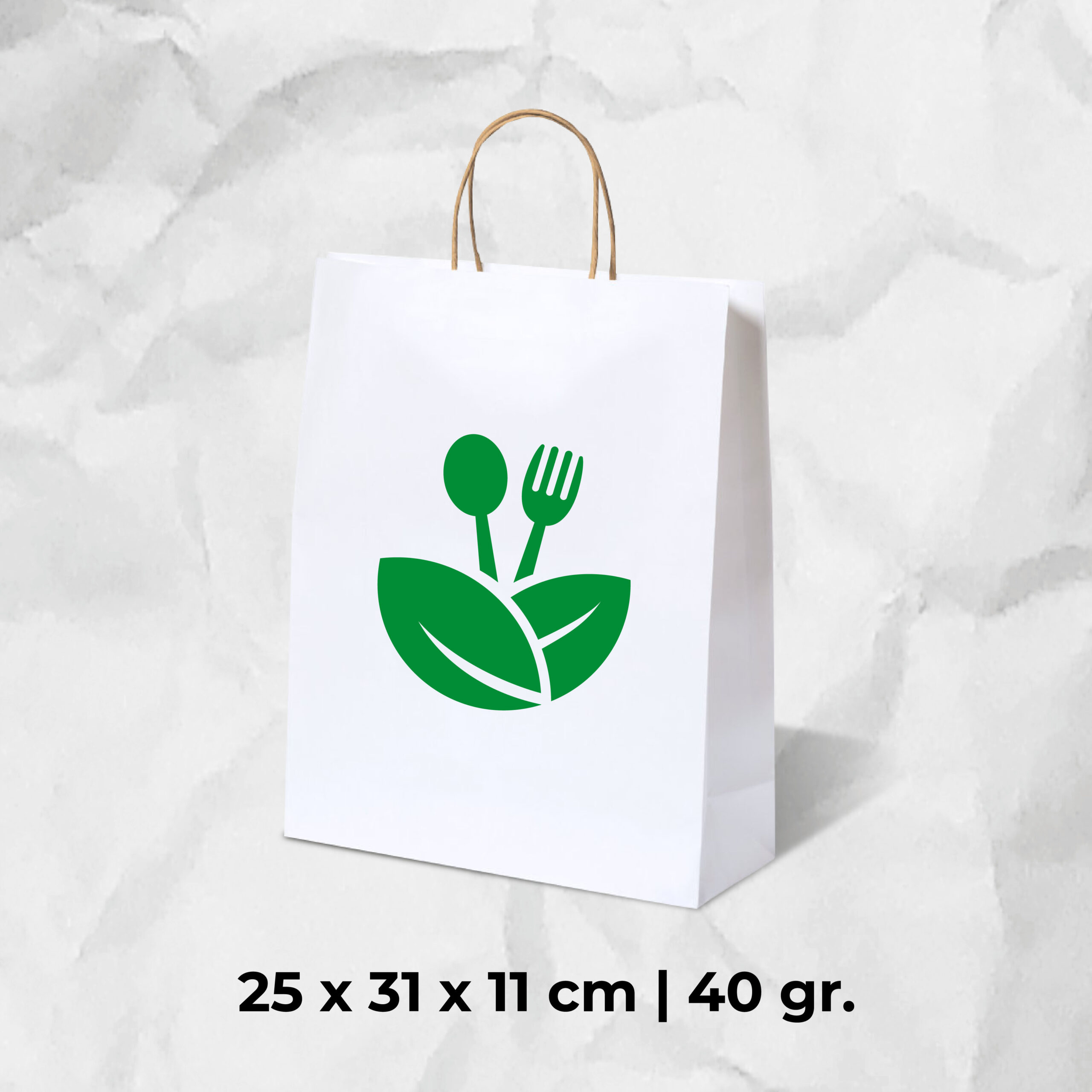 Bolsas de Papel Blancas - Imagen 2
