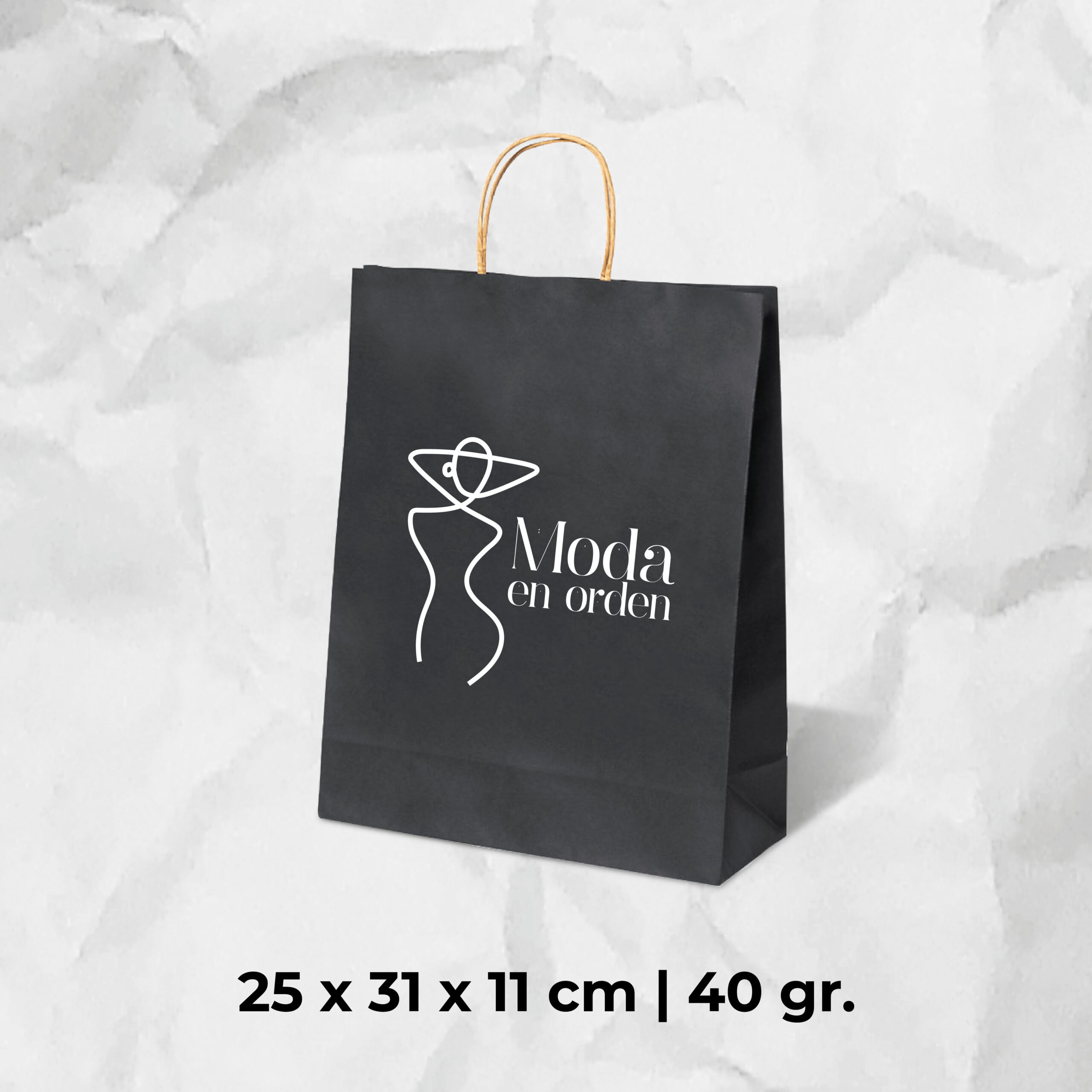 Bolsas de Papel Negras - Imagen 2