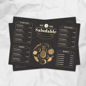 Cartas Menu Individuales
