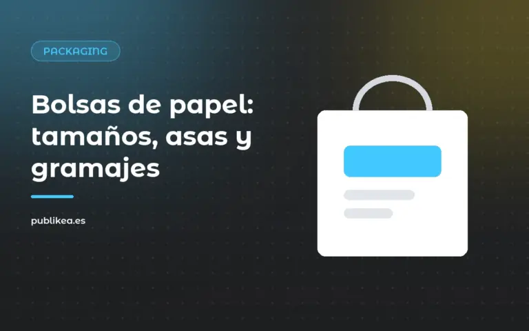 Bolsas de papel personalizadas: tamaños, asas y gramajes